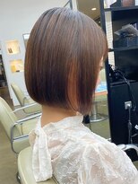 ディフィーノ 青山(DIFINO)&nbsp;【DIFINO 青山】ショートボブ/インナーカラー/オレンジ