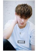 最旬!シフトクロスバング マッシュ 刈り上げ 爽やか