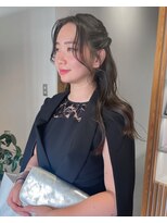 ムーン バイ ケンジ(moon by KENJE)&nbsp;【hinari】#ハーフアップ　＃お呼ばれヘアアレンジ