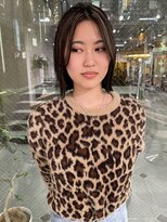 ブランコ 名古屋栄(BLANCO)&nbsp;【裕人】切りっぱなしボブ。ハイライトを添えて