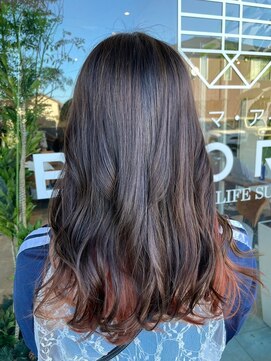 ビーワールド(B WORLD) ナチュラルグラデーション × くすみピンク