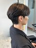 メンズカット+フェザーパーマ