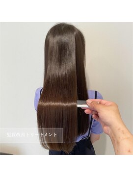 ハピネス クローバー 八木店(Happiness CLOVER) 白髪ぼかし髪質改善40代艶髪ロングヘア