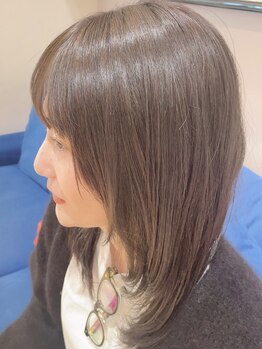 ラヴ(Luv)の写真/乾かすだけで決まると定評◎≪卓越した技術力とセンスで作り上げる似合わせカット≫小顔効果もUP！