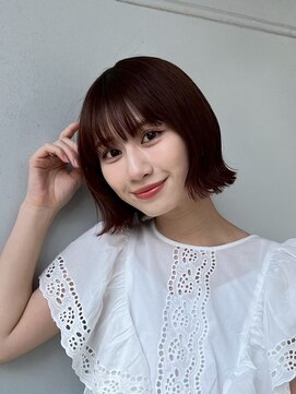 ラボヌール ヘアーウル 春日部西口店(La Bonheur hair heureux) カットカラートリートメント/大人可い小顔ウルフレイヤー春日部