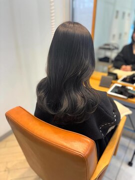 ユニ バイ マグ 長野店(Uni.by Mag) 大人可愛い大人美人くすみカラーアッシュグレーベージュ