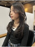 秋カラー◎ブリーチなしオリーブグレージュ透明感