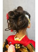 七五三ヘアアレンジ☆