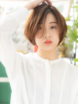 カバーヘア ブリス 志木南口駅前店(COVER HAIR bliss) キャラメルベージュアシンメトリー大人ボブレイヤーh430代40代