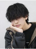 シャドウパーマ　パーマ/メンズ/刈り上げ/眉毛/ツイスト