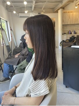 ソイクフ(SOY KUFU) 20代30代40代◎小顔に見えせる似合わせカットオリーブグレー