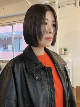 ボブレイヤー/グレージュ