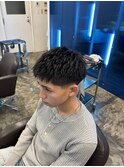 【MEN’S HAIR/サーフカール/刈り上げセンターパート/千葉】