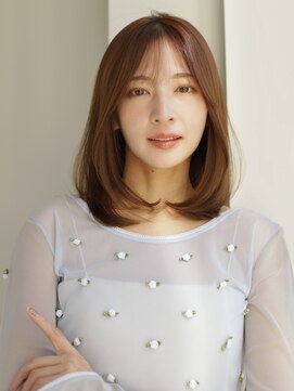 コレクティブワーク 表参道 渋谷(COLLECTIVE WORK) 【宮田茉悠】髪質改善 レイヤー チョコレートカラー 透明感