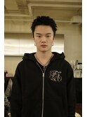 大人上品ストリートスタイルスパイキーショートメンズショート