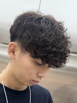 フィフスパーク(fifth PARK)&nbsp;渋谷スペインカールラルフカール刈り上げ高めツーブロックメンズ