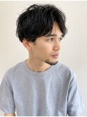 メンズパーマ、ビジネスマン、スタイリング簡単ヘア☆