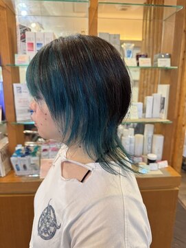 ルーフ 用賀(ROOF) ネイビーブルー/ウルフカット