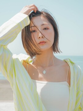 ディア 平塚(diar) 大人に似合う切りっぱボブ/ハイライト+イルミナカラー+カット