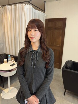 スイート ヘアデザイン(Suite HAIR DESIGN) 【顔周りカットSayaka】春の暖色ブラウン×やわらかレイヤー