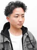 ヨファ ヘアー(YOFA hair)&nbsp;メンズカットアップバング波巻きツイストスパイラル0405