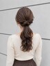 【12時～15時30分・個室セット面】ペアヘアセット￥4,000（2名分）