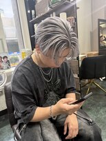 ムード オオサカ(MOOD OSAKA)&nbsp;ホワイトシルバーメンズバレイヤージュ