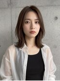【Alaise】大人シアーブラウン×抜け感ミディ