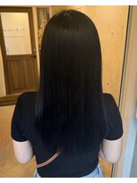 ロッカヘアエジェ(ROCCA hair eje.)&nbsp;グレージュ清楚な艶髪ストレートロング