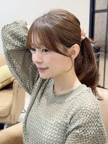 グランド(GRAND)&nbsp;セミロング30代40代ストレートレイヤー前髪なし前髪あり表参道