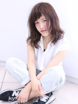 エムスラッシュ ストリートマーケット スマートサロン センター北(M.SLASH) 【M.SLASH】抜け感ほつれウェーブa