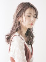 オト(Oto)&nbsp;モーブカラーグレージュのアンニュイロング