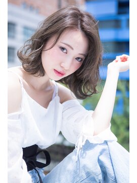 イロドリ ヘアーデザイン(IRODORI hair design) IRODORI  外はねミディアムボブ　【西尾一寛】