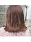 tomoヘア＊似合わせケアブリーチダブルカラー　ペールピンク