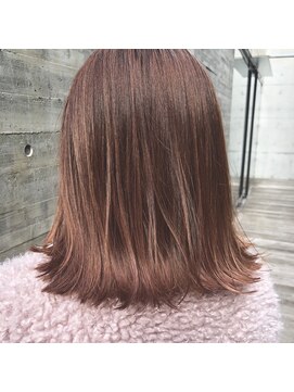 アピッシュ ギンザ(apish ginza) tomoヘア*似合わせケアブリーチダブルカラー ペールピンク