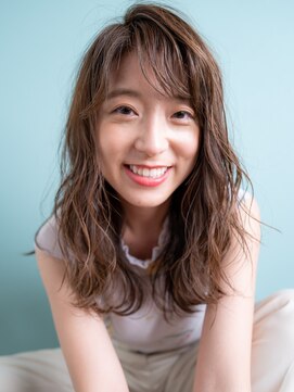 テンポヘアー(tempo hair) ゆるかわロングウェーブ　[tempo hair 前谷]