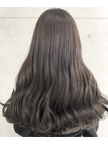 ジンジャー(GINGER) ボリュームロング×アディクシー×髪質改善×ダークグレージュ