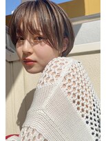 フラミューム 上野(flammeum)&nbsp;flammuem Style ミニボブ/ミルクティーアッシュ