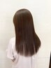 【縮毛矯正】【人気】CUT+シルキー縮毛矯正+トリートメント￥19500