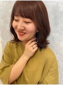 ボブ × テラコッタブラウン