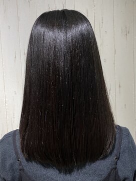 ラ ブランシュ 大宮(La Blanche) ボブ/カーキグレージュ/大人かわいい/フェザーバング/大宮