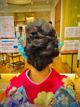 イデア 南守谷店(idea) 成人式 振袖アップスタイル