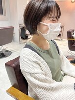 ラミエ バイ メルト 吉祥寺(lamie by melt)&nbsp;*滝田*顔まわり小顔丸みショートボブ20代30代40代ベージュ吉祥寺