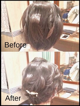 新宿コットン(cotton hair) ショートアレンジ