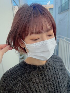ルーファス 恵比寿 渋谷(Ruufus) 大人可愛い前髪ありショート【Ruufus恵比寿渋谷】202302