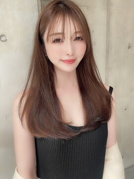 ロンド アンブル 四条烏丸(Lond ambre) 【Lond ambre】伊藤ガク レイヤー/ストレート/オリーブベージュ/