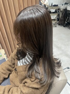 リテ(.rite) 顔周りレイヤーカット×まろやかベージュ