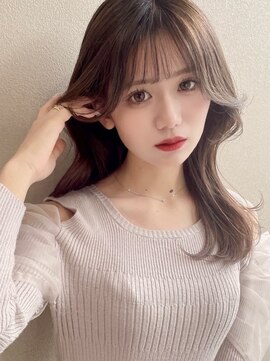 ヘアー ミッション 心斎橋店(hair Mission) ＊ブラウン/くびれカット/ブリーチなし透明感カラー