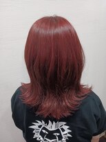 ライオンハート 長命ケ丘店(Lion Heart)&nbsp;ストロベリーブラウン外ハネボブ