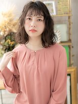 カバーヘア イヴ 戸頭店(COVER HAIR EVE)&nbsp;オン眉シースルーバングくせ毛風ウェットヘアc4戸頭20代30代40代